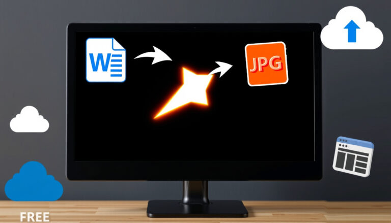 Convertir Word a JPG: métodos gratis, sin programas y online